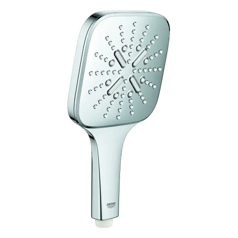 Handbrause Rainshower SmartActive 130 Cube 26582, 3 Strahlarten, Brauseboden chrom, 9,5 l/min Durchflusskonstanthalter, chrom Handbrause Rainshower SmartActive 130 Cube 26582, 3 Strahlarten, Brauseboden chrom, 9,5 l/min Durchflusskonstanthalter, chrom