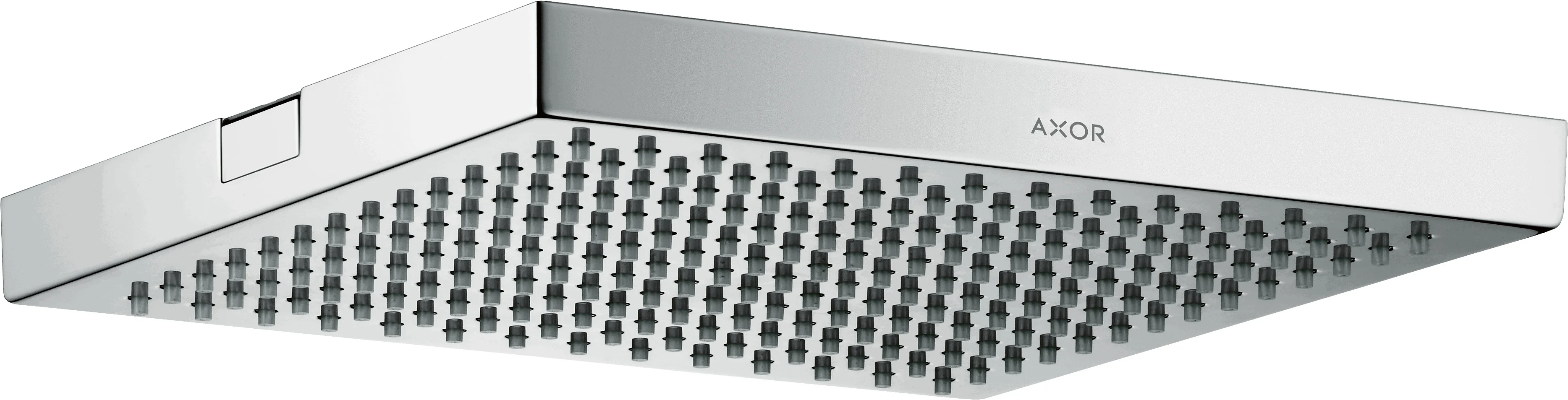Hansgrohe AXOR ShowerSolutions Kopfbrause Starck 240x240mm, Chrom, Deckenintegriert, RainAir Strahl, 12 l/min, für Durchlauferhitzer geeignet
