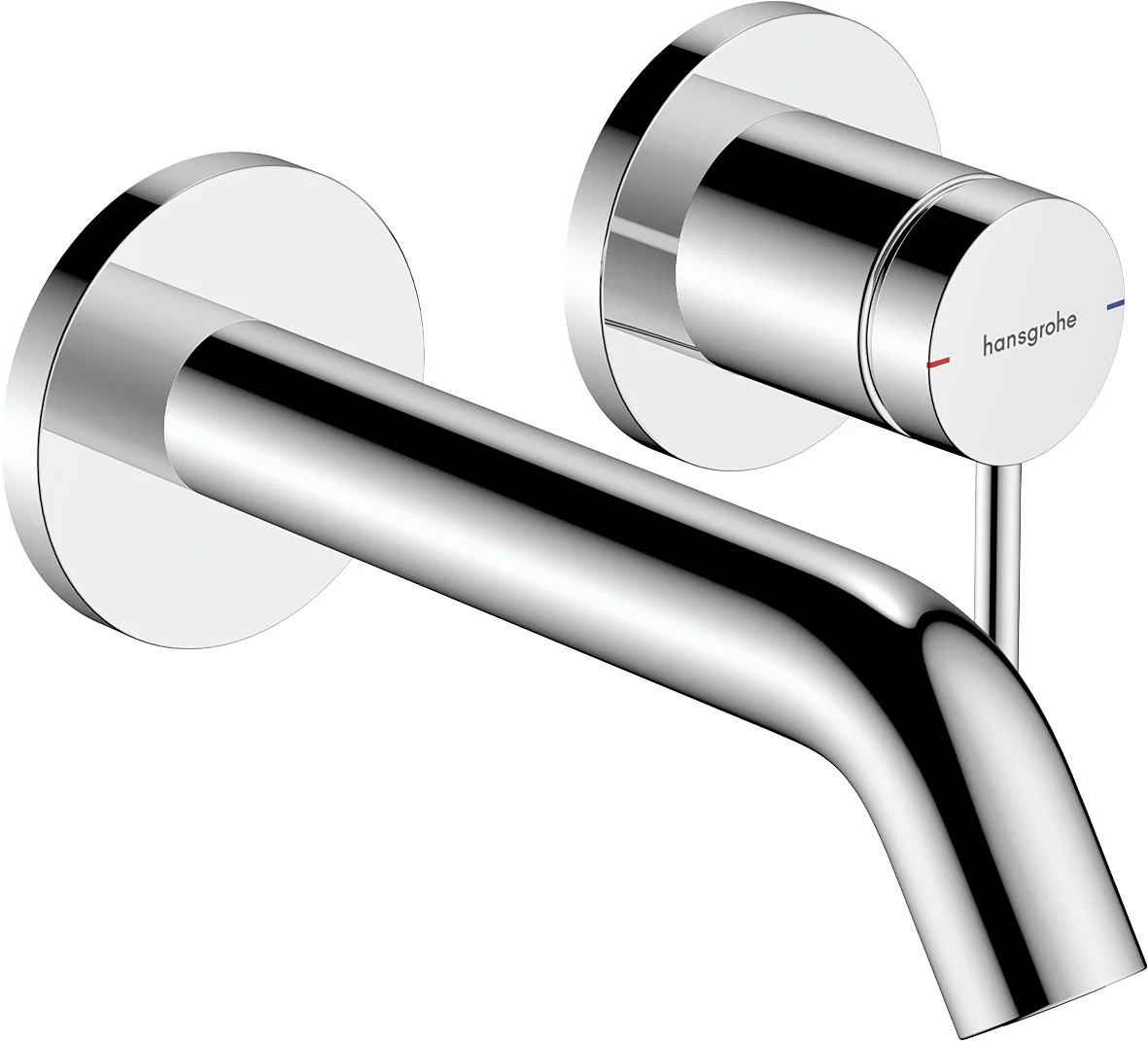 Hansgrohe Tecturis S Einhebel-Waschtischmischer Unterputz, Chrom, Ausladung 165 mm
