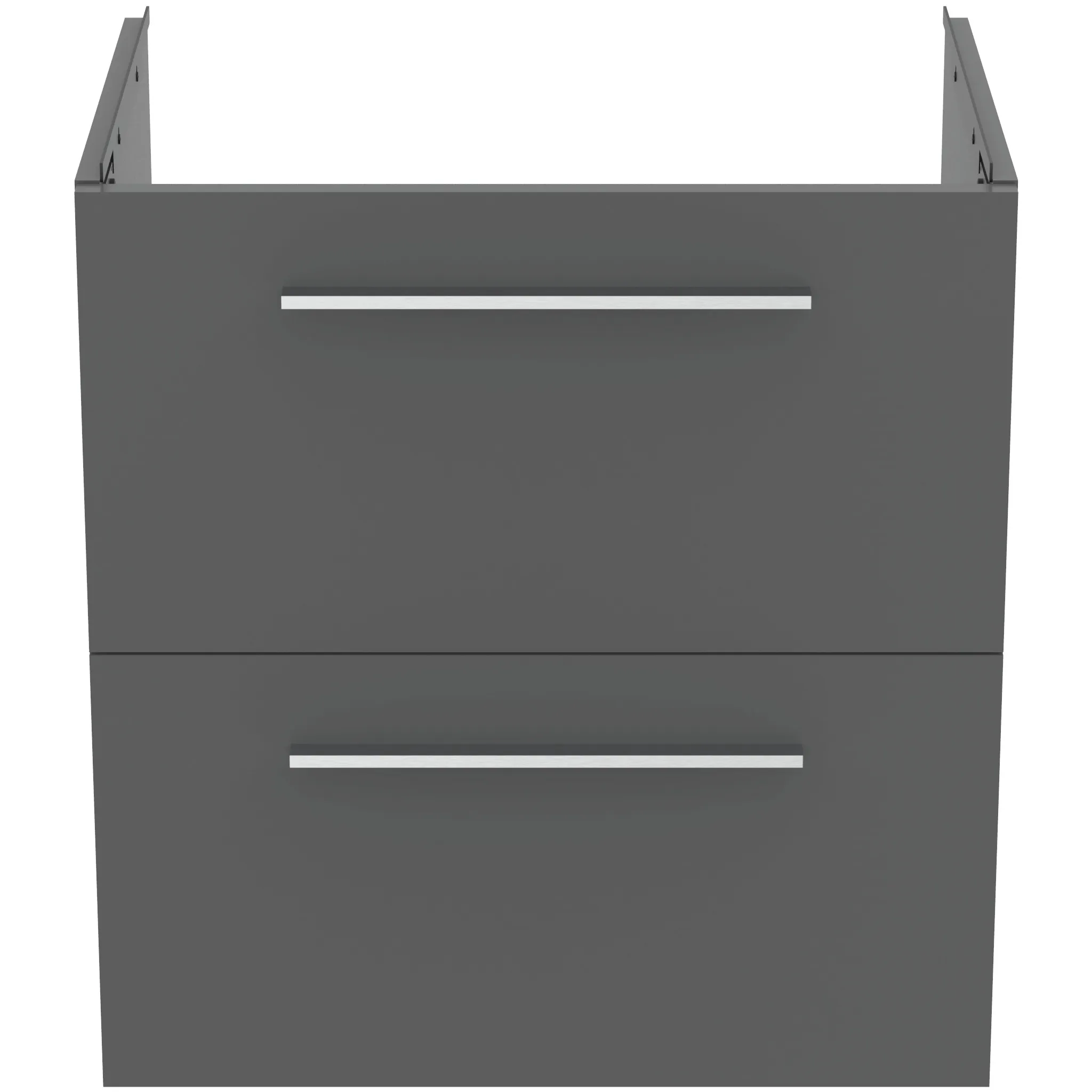 Ideal Standard i.life A Möbelwaschtischunterschrank Quarzgrau matt 600x440x630mm 2 Auszüge Softclose Ideal Standard i.life A Möbelwaschtischunterschrank Quarzgrau matt 600x440x630mm 2 Auszüge Softclose