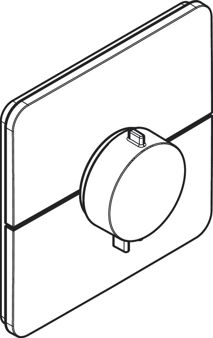 ShowerSelect Comfort Q Thermostat Unterputz Chrom