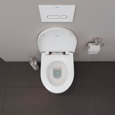 Duravit Stand-Tiefspül-WC inkl. WC-Sitz „No.1“ 51 × 38,6 × 46,5 cm, Befestigung sichtbar Duravit Stand-Tiefspül-WC inkl. WC-Sitz „No.1“ 51 × 38,6 × 46,5 cm, Befestigung sichtbar