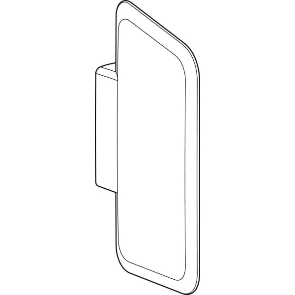 Urinaltrennwand: weiß-alpin Urinaltrennwand: weiß-alpin