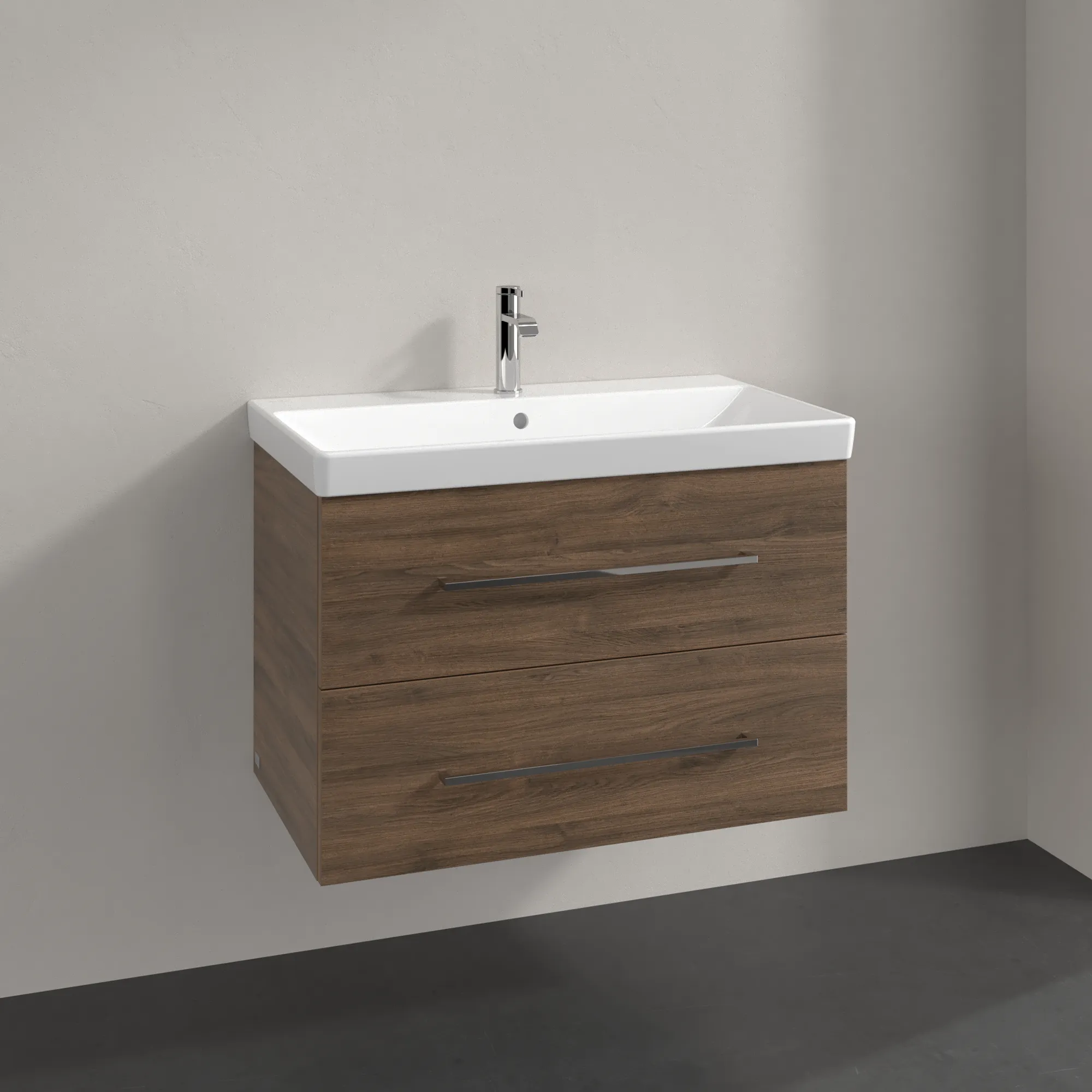 Villeroy & Boch Waschtischunterschrank „Avento“ für Schrankwaschtisch 780 × 514 × 452 mm Arizona Oak, Soft Closing
