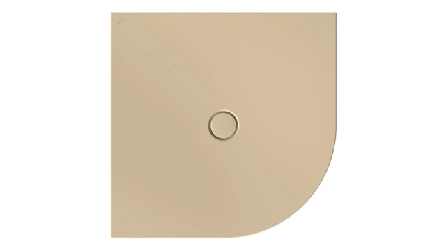 Bette viertelkreis Duschwanne „BetteFloor Corner“ 100 × 100 cm in Bahamabeige