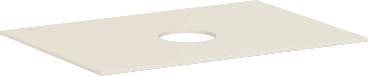 Hansgrohe Xevolos E Konsole Sandbeige Matt, 780 x 550 mm, mittiger Ausschnitt für Aufsatzwaschtisch ohne Hahnloch Hansgrohe Xevolos E Konsole Sandbeige Matt, 780 x 550 mm, mittiger Ausschnitt für Aufsatzwaschtisch ohne Hahnloch