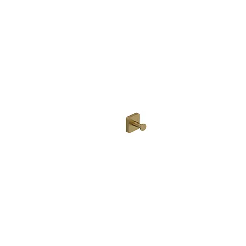 Kludi-VELA S Haken Brushed Gold – feststehend, Wandmontage mit Schrauben oder Klebe-Set, Artikelnummer 25984N0