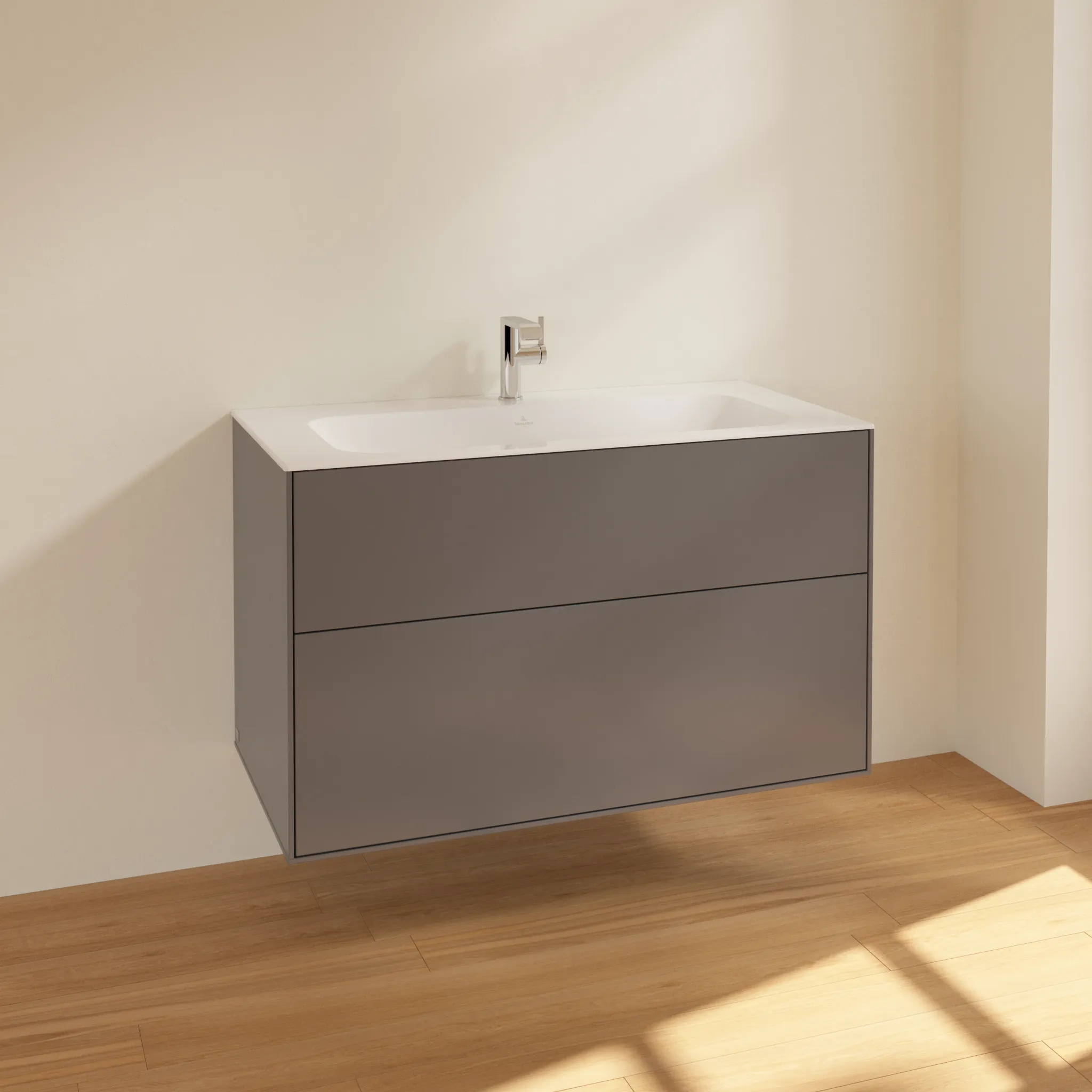 Villeroy & Boch Finion Waschbeckenunterschrank F02, 996 x 591 x 498 mm, anthrazit