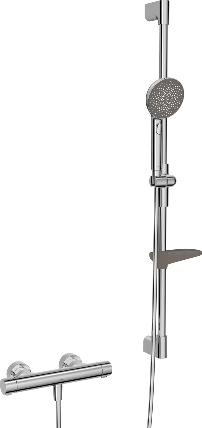 HansaPRISMA Duscharmatur, Wandmontage, Thermostat, Chrom HansaPRISMA Duscharmatur, Wandmontage, Thermostat, Chrom