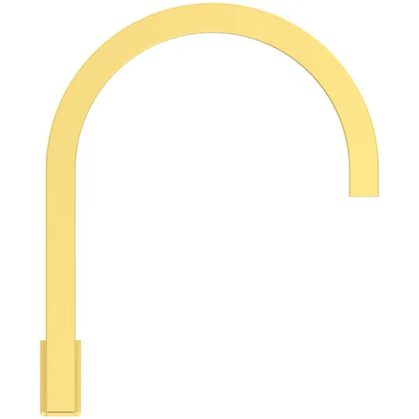 Ideal Standard Waschtischarmatur hoher Auslauf Solos ohne Ablaufgarnitur, eckig Brushed Gold
