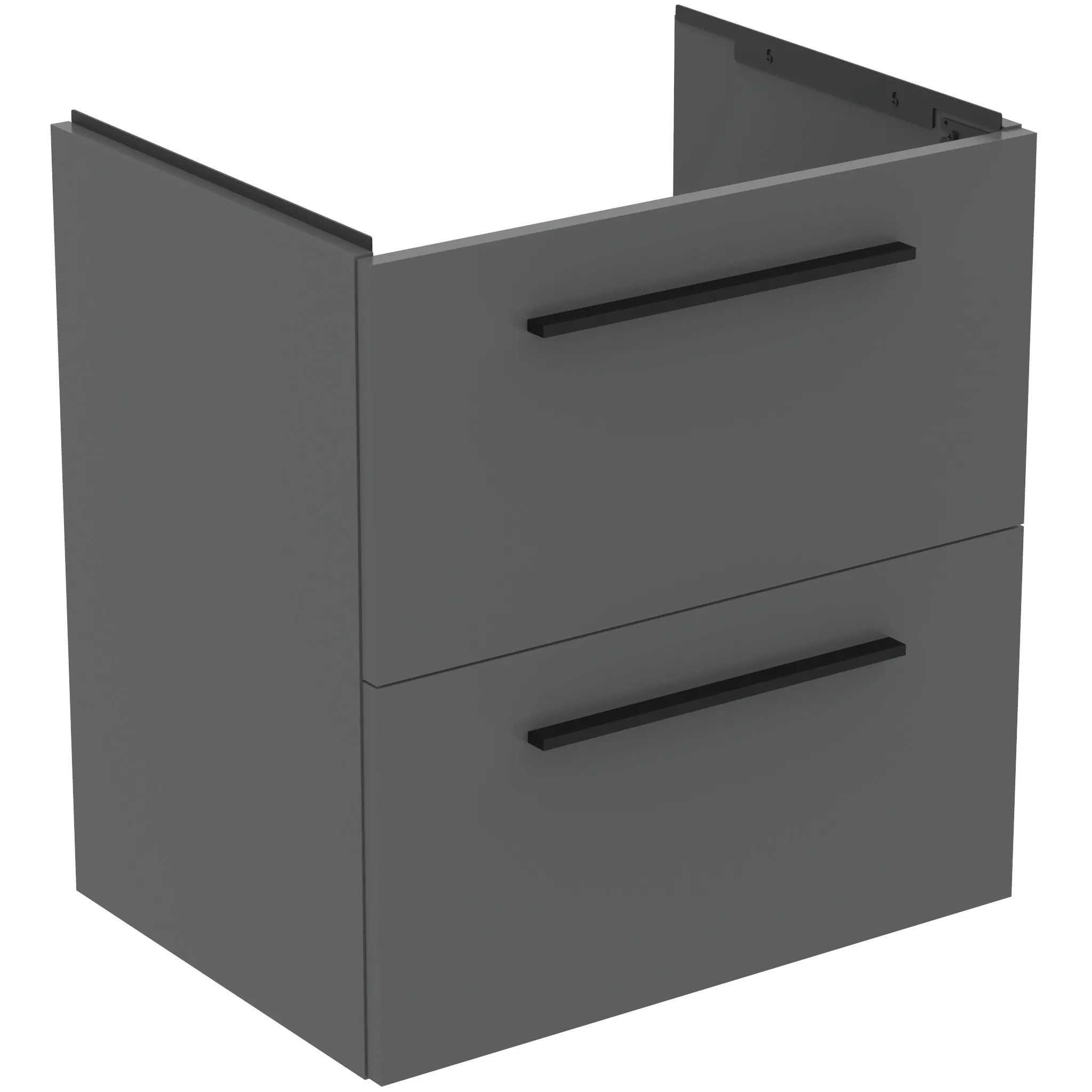 Ideal Standard i.life A Möbelwaschtischunterschrank Quarzgrau matt 600x440x630mm 2 Auszüge Softclose Ideal Standard i.life A Möbelwaschtischunterschrank Quarzgrau matt 600x440x630mm 2 Auszüge Softclose