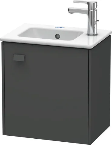 Duravit Waschtischunterschrank wandhängend „Brioso“ 42 × 44,2 × 28,9 cm in Graphit Matt