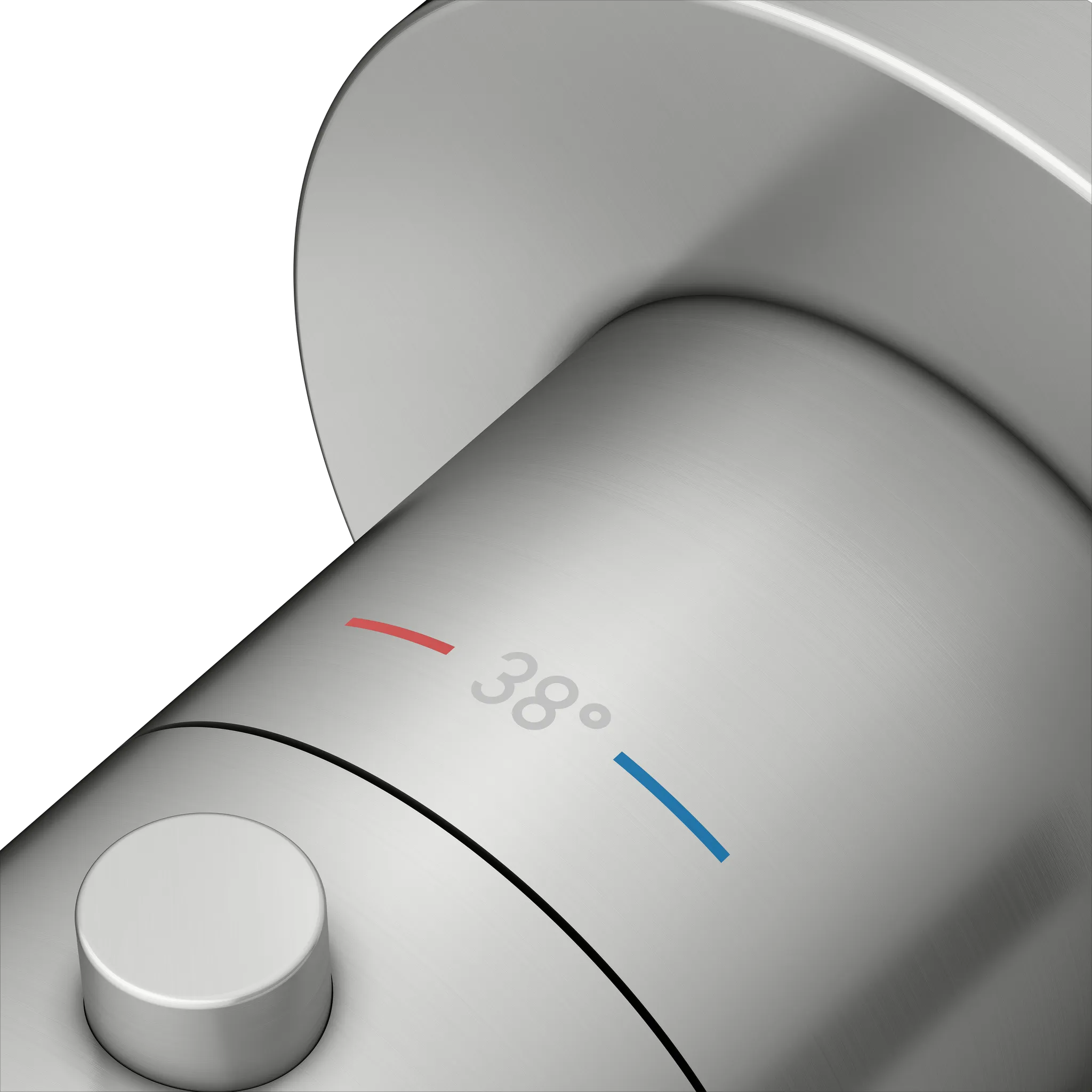 KEUCO IXMO Thermostatarmatur Unterputz rund Edelstahl-finish KEUCO IXMO Thermostatarmatur Unterputz rund Edelstahl-finish