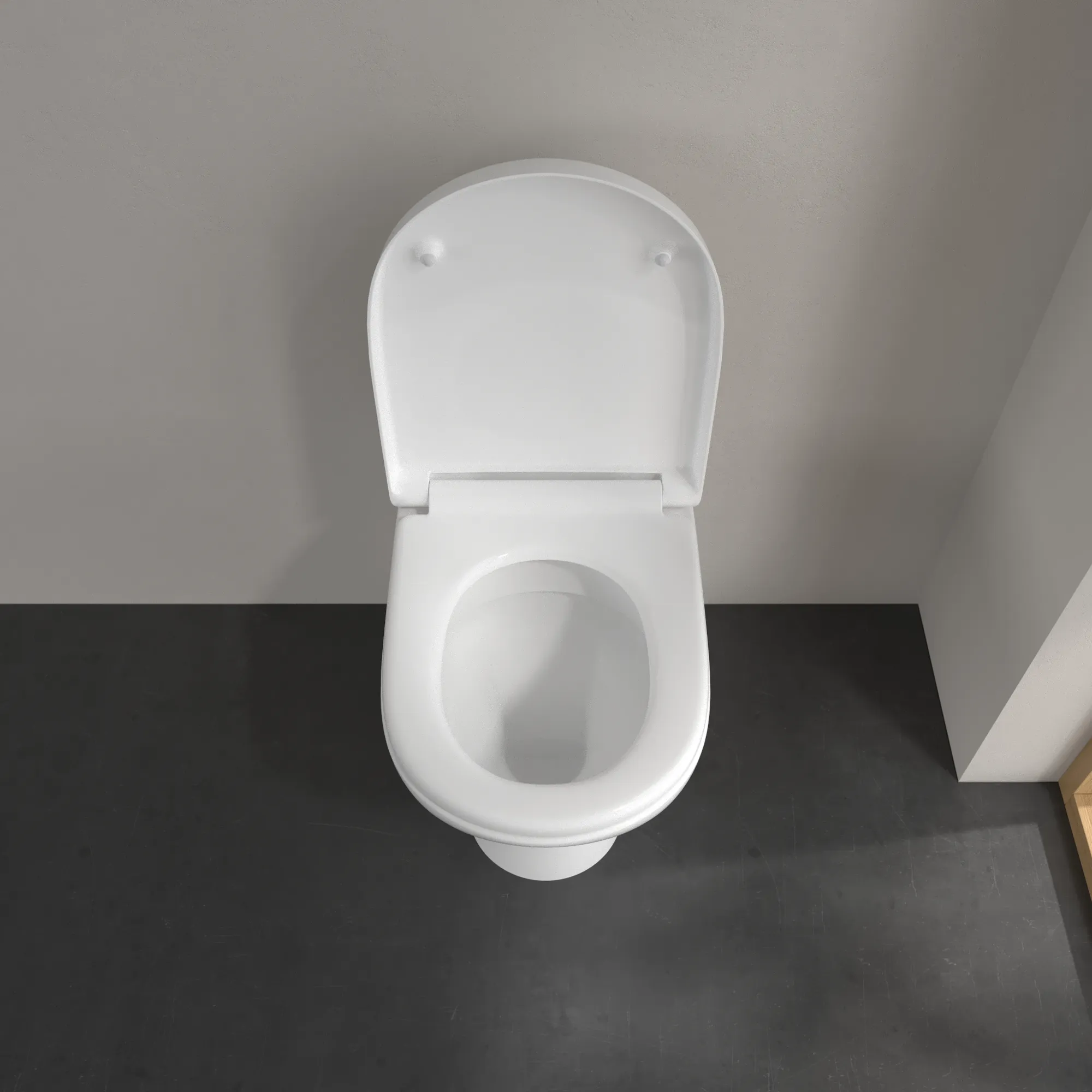 Tiefspül-WC O.novo 565710, 360 x 560 x 400 mm, Oval, bodenstehend, Abgang waagerecht, Weiß Alpin Tiefspül-WC O.novo 565710, 360 x 560 x 400 mm, Oval, bodenstehend, Abgang waagerecht, Weiß Alpin
