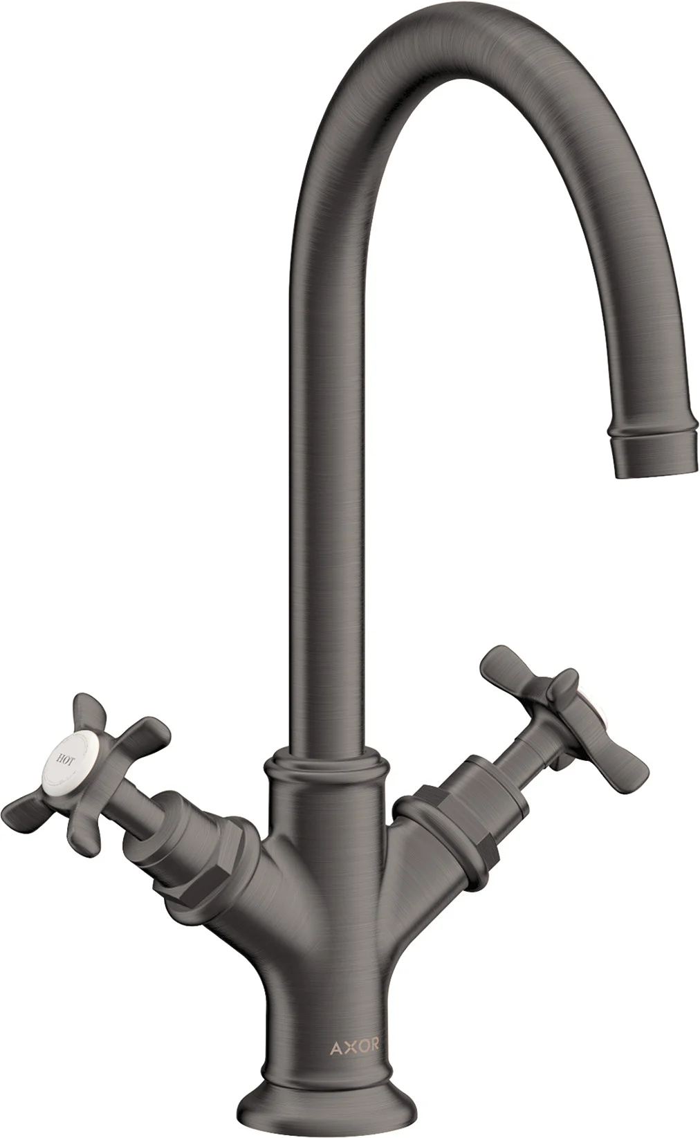 Hansgrohe AXOR Montreux 2-Griff Waschtischarmatur Brushed Black Chrome, ComfortZone 210, Ausladung 175 mm, Auslaufhöhe 211 mm Hansgrohe AXOR Montreux 2-Griff Waschtischarmatur Brushed Black Chrome, ComfortZone 210, Ausladung 175 mm, Auslaufhöhe 211 mm