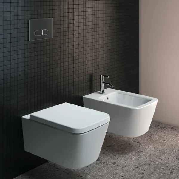 Ideal Standard Bidet „BlendCube“, Befestigung verdeckt 36 × 54 × 25 cm in Weiß Ideal Standard Bidet „BlendCube“, Befestigung verdeckt 36 × 54 × 25 cm in Weiß