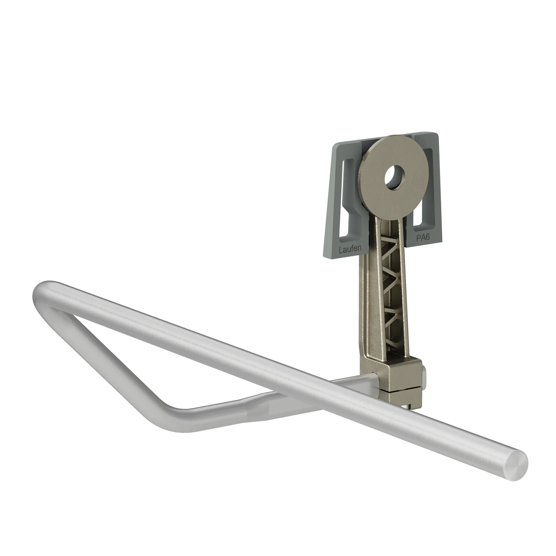 Laufen LANI Handtuchhalter lateral links, Edelstahl gebürstet Laufen LANI Handtuchhalter lateral links, Edelstahl gebürstet