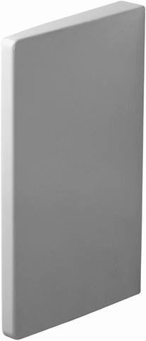 Urinal-Trennwand Starck 3 400 × 705 mm, weiß