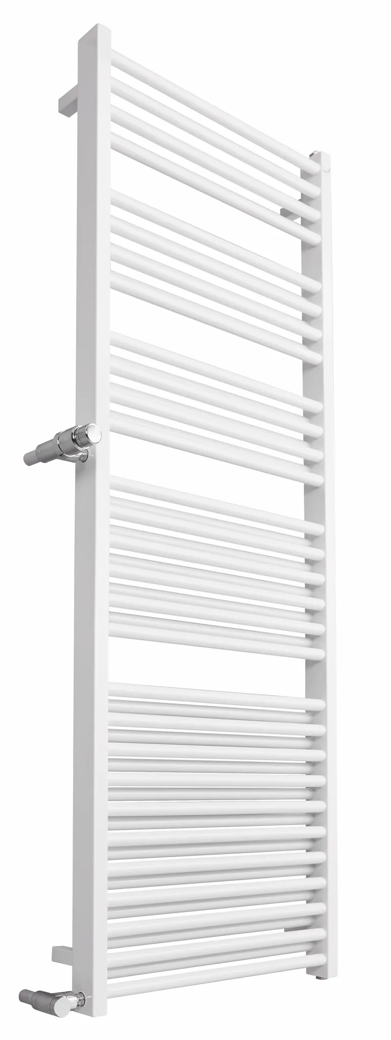 Zehnder Design-Heizkörper „Zeno“ für Warmwasser-Zentralheizung oder gemischten Betrieb mit 50 mm-Mittelanschluss zweilagig 100 × 167,1 cm in Cream (RAL 9001, glänzend)