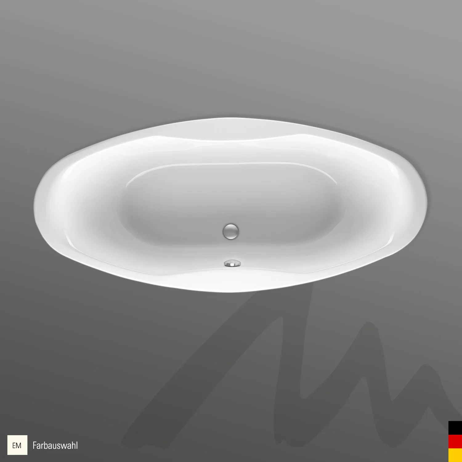 Mauersberger Acryl-Badewanne ubesa 180/80