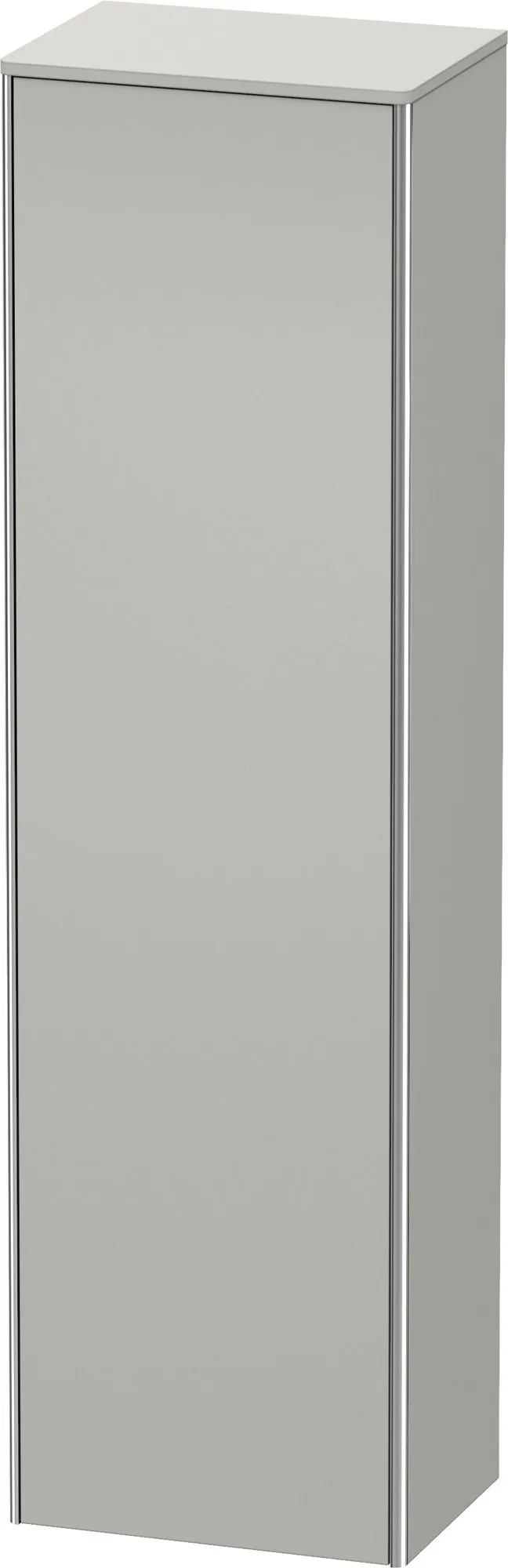 Duravit Hochschrank „XSquare“ 50 × 177,6 × 35,6 cm in Betongrau Matt