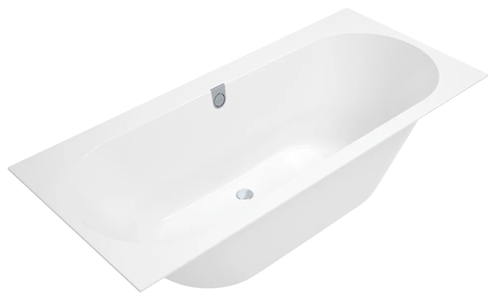 Villeroy & Boch Oberon 2.0 Badewanne Rechteck UBQ180OBR2DV Stone White