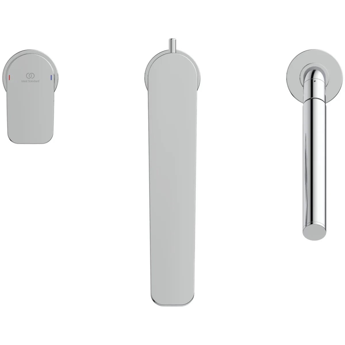 Ideal Standard Tonic II 3-Loch-Badearmatur mit Wanneneinlauf und Handbrause, Chrom Ideal Standard Tonic II 3-Loch-Badearmatur mit Wanneneinlauf und Handbrause, Chrom