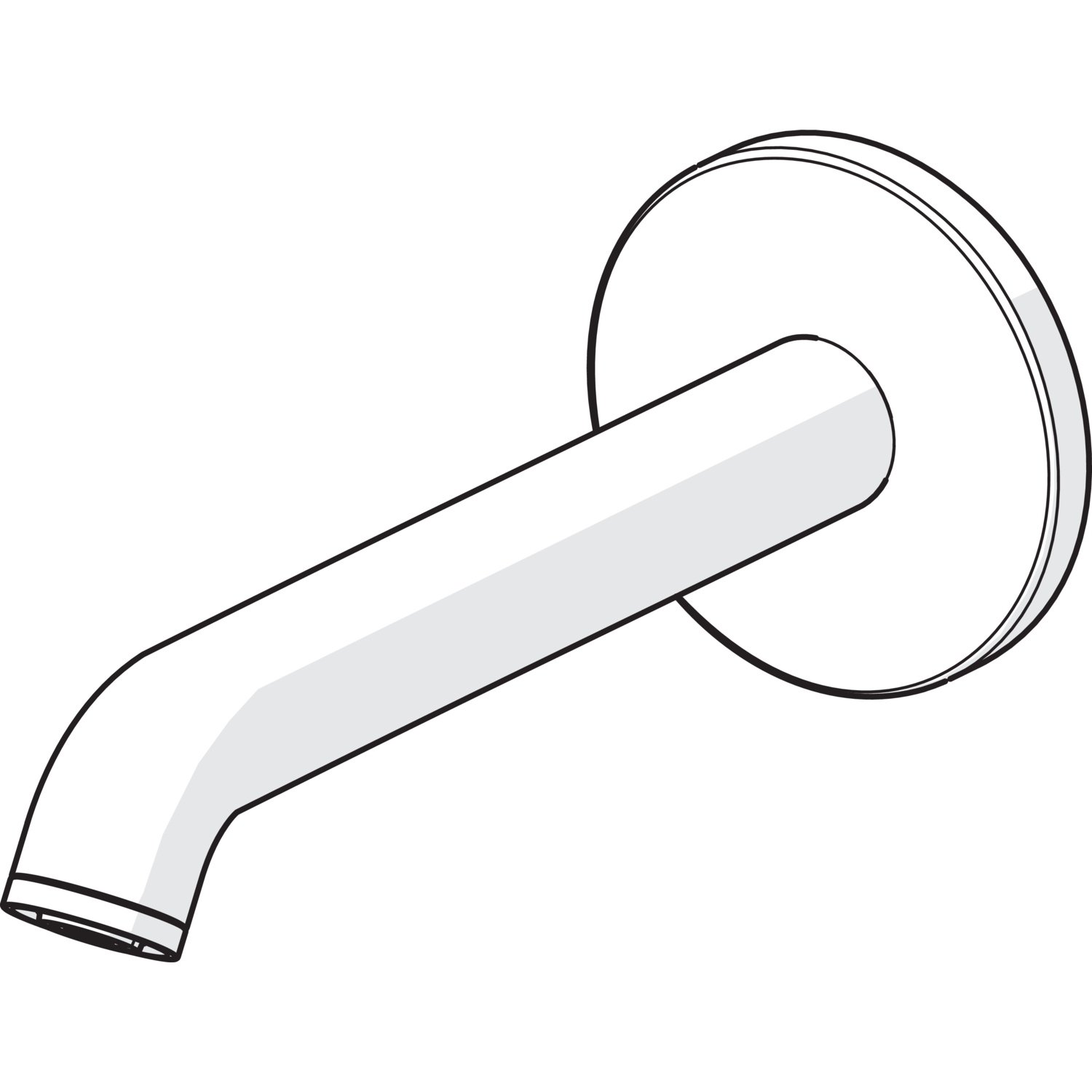 HansaVANTIS Style Auslauf HansaVANTIS 5450 L=170 Chrom HansaVANTIS Style Auslauf HansaVANTIS 5450 L=170 Chrom