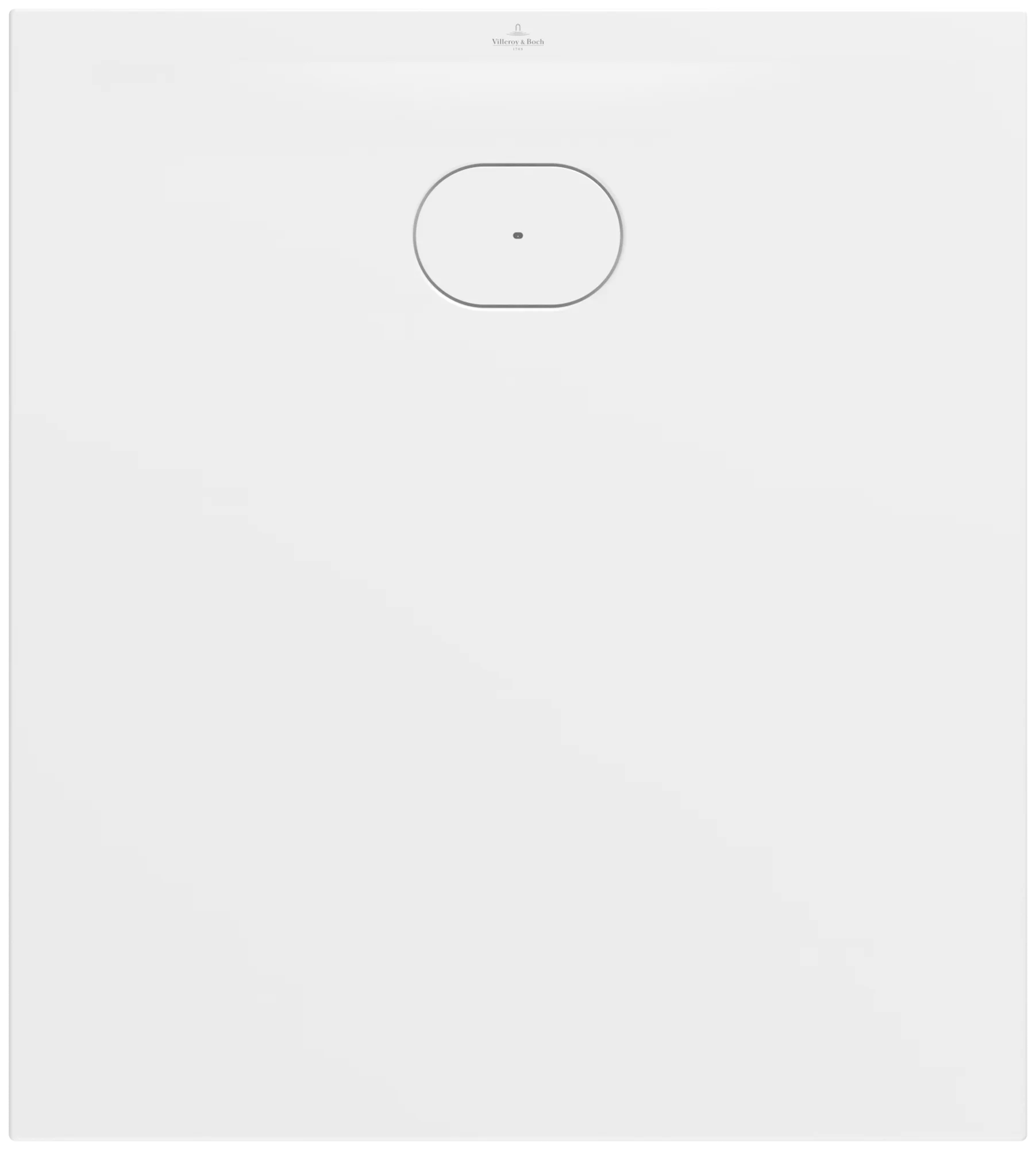 Villeroy & Boch Duschwanne Ecora, re-eckig, Stone White, 1000x900x35mm, 16mm Innentiefe