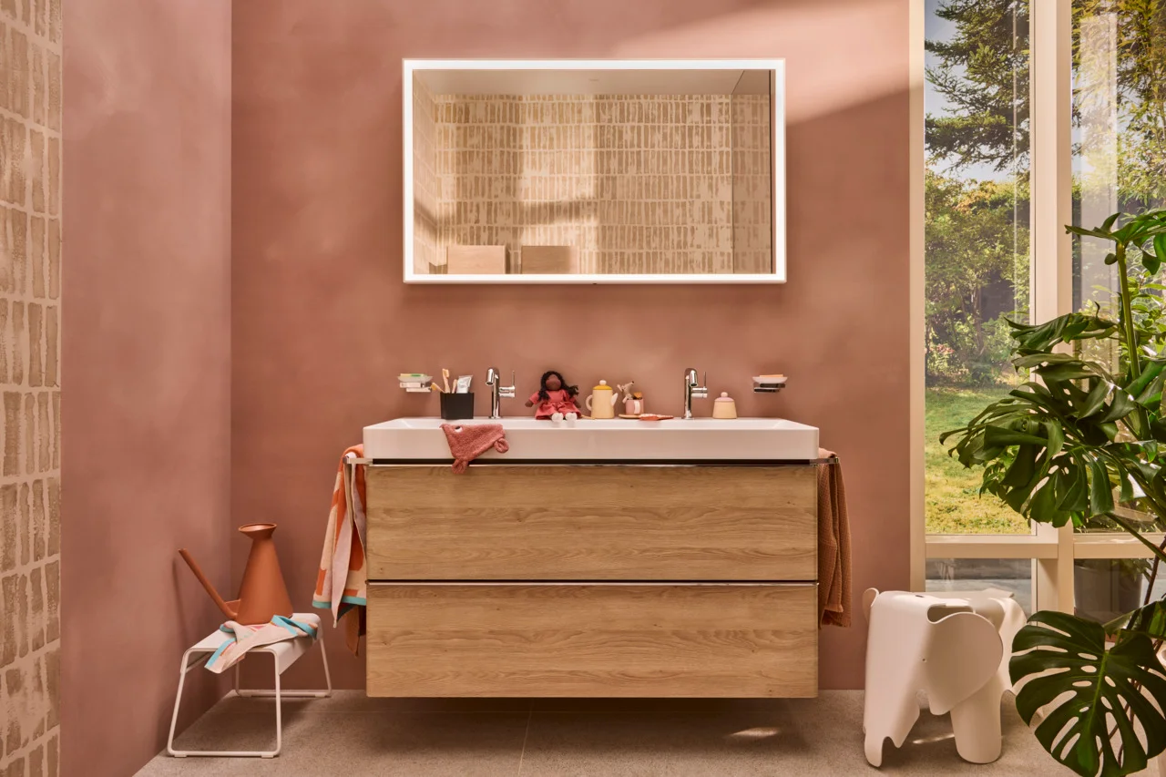 Hansgrohe Xarita E Spiegel 1200/700/50, Mattweiß, LED-Beleuchtung mit Infrarotsensor, AntiFog, stufenlos dimmbar