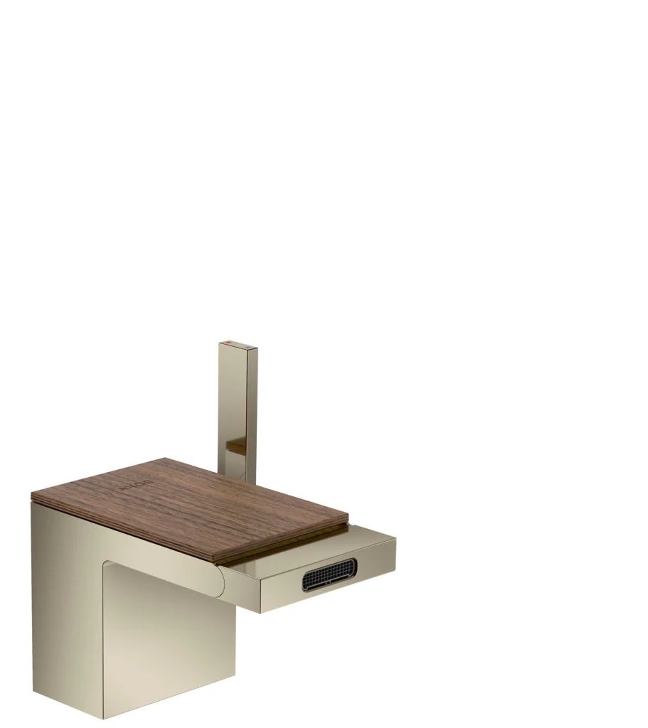Hansgrohe AXOR MyEdition Platte 117 mm, Amerikanischer Nussbaum, abnehmbar