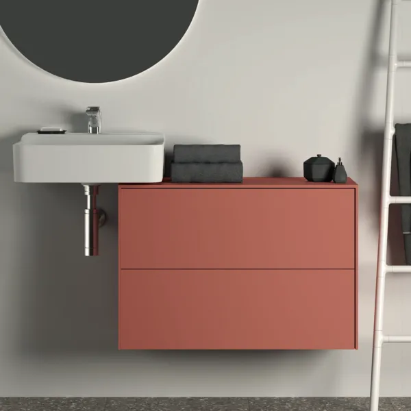 Ideal Standard Waschtischunterschrank Conca, 2 Auszüge, Sunset, 802x373x550 mm