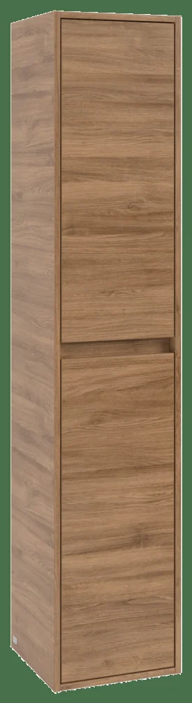 Villeroy & Boch Hochschrank Skyla C80101, 350 x 1700 x 349 mm, 2 Türen, Anschlag rechts, Kansas Oak