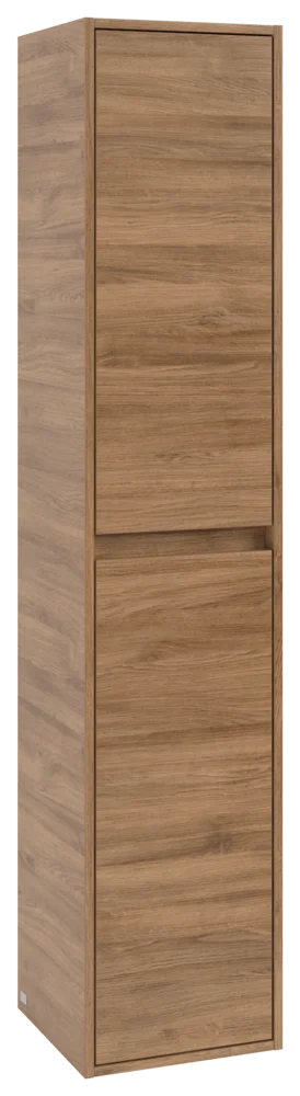 Villeroy & Boch Hochschrank Skyla C80101, 350 x 1700 x 349 mm, 2 Türen, Anschlag rechts, Kansas Oak