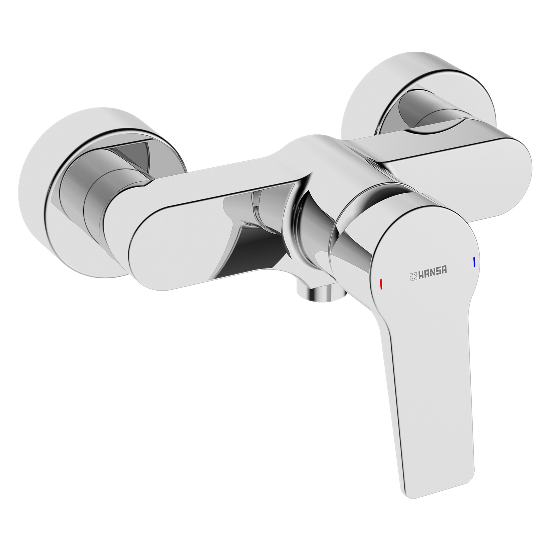 HansaTWIST Einhebelmischer Brausebatterie DN15 Chrom HansaTWIST Einhebelmischer Brausebatterie DN15 Chrom