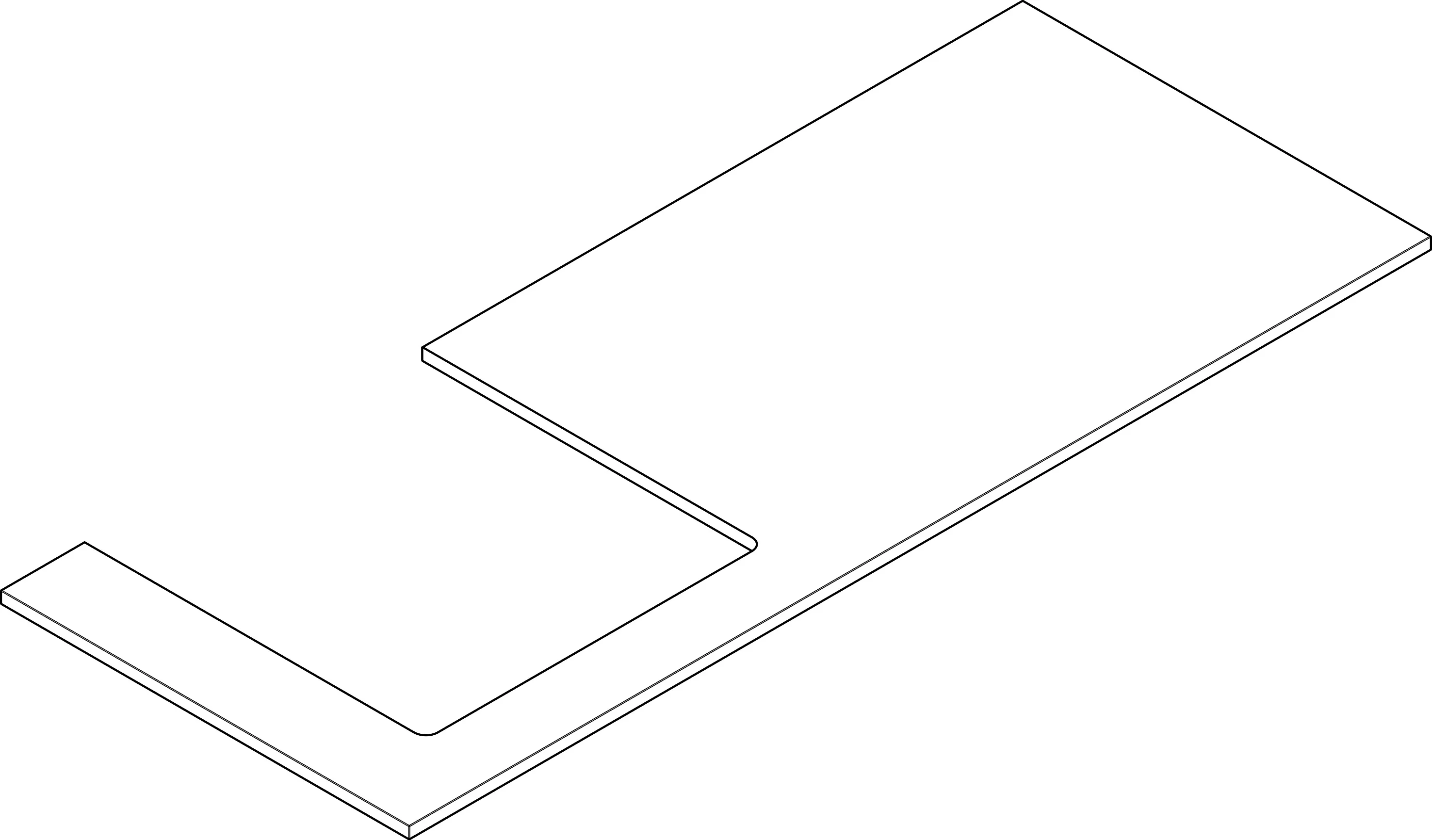 Hansgrohe Xilesa E Konsole 1375x550 mm, Eiche Kaschmir, mit Ausschnitt links für Aufsatzwaschtisch geschliffen