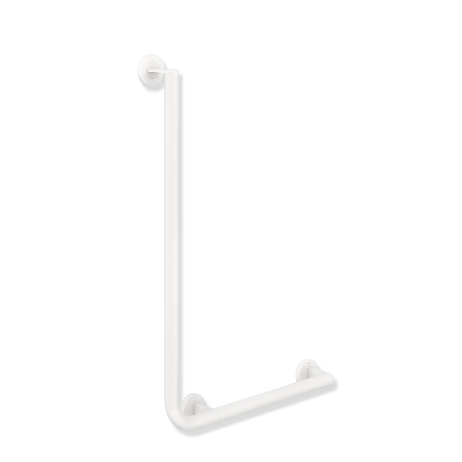 Winkelgriff,d:30, A1:750, W1:500, li, plvb weiß tiefmatt Winkelgriff,d:30, A1:750, W1:500, li, plvb weiß tiefmatt