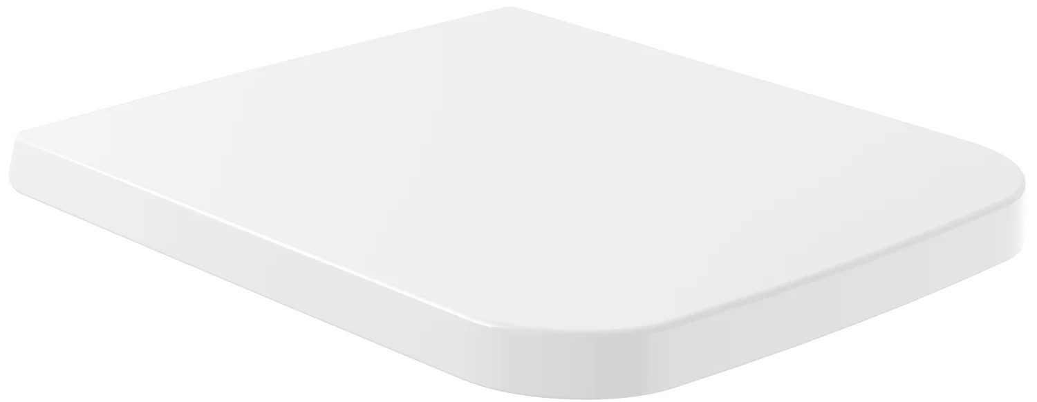 Villeroy & Boch Venticello WC-Sitz 8M22S1, 377x455x41mm, Rechteck, Weiß Alpin
