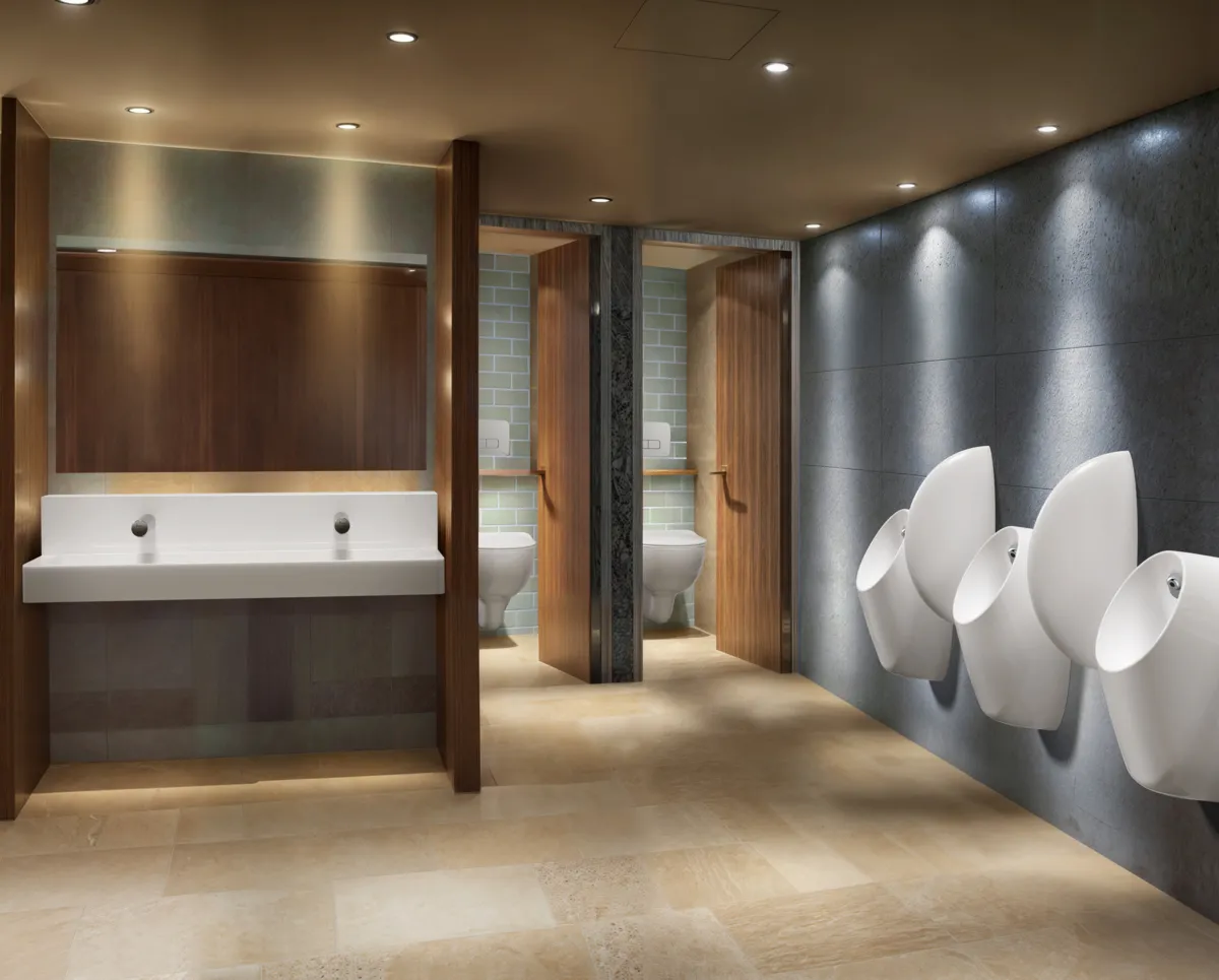 Urinal „i.lifeA“, Befestigung sichtbar Urinal „i.lifeA“, Befestigung sichtbar