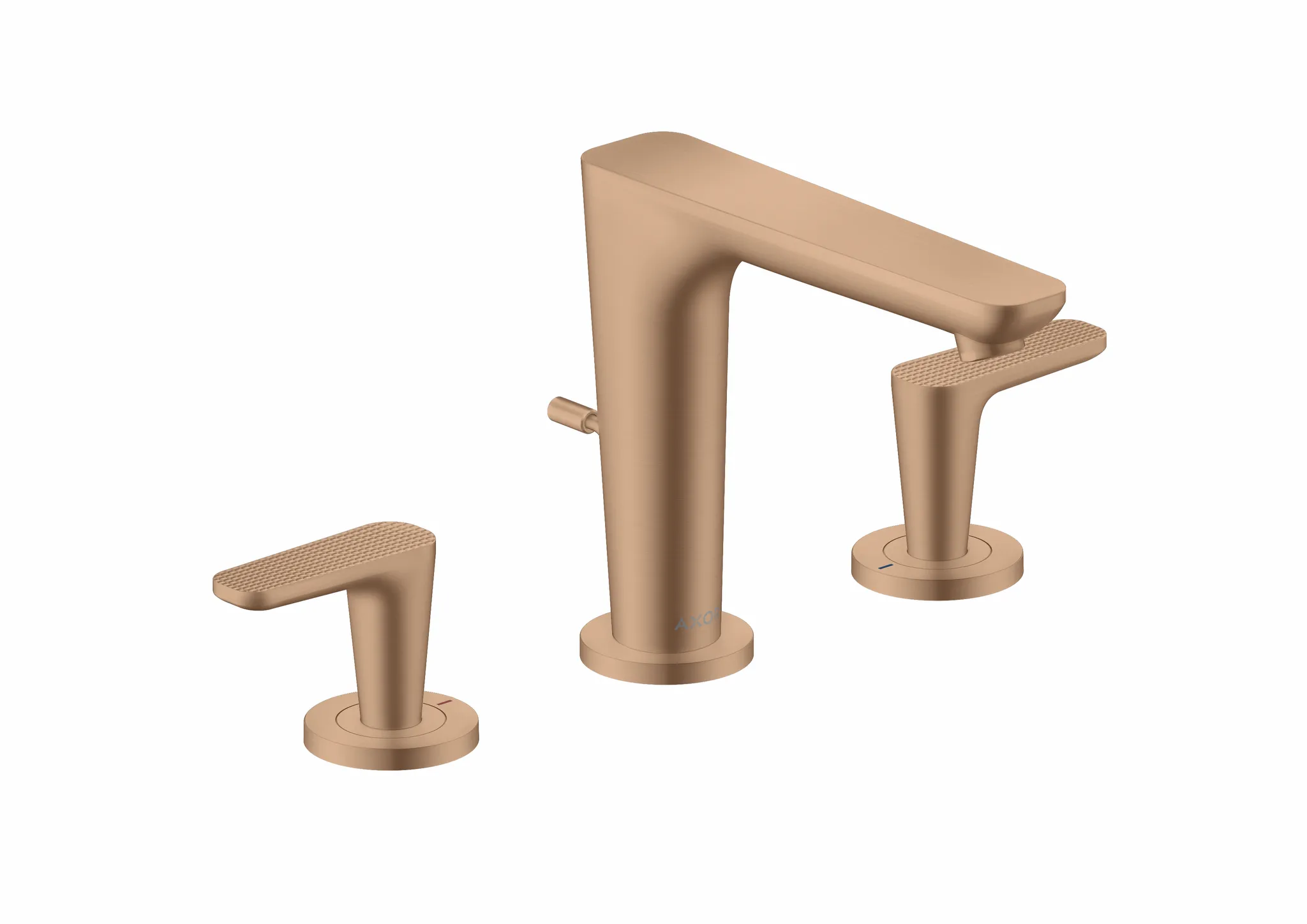 Hansgrohe AXOR Citterio C 3-Loch Waschtischarmatur 125, Brushed Red Gold, Ausladung 135 mm, Auslaufhöhe 125 mm Hansgrohe AXOR Citterio C 3-Loch Waschtischarmatur 125, Brushed Red Gold, Ausladung 135 mm, Auslaufhöhe 125 mm