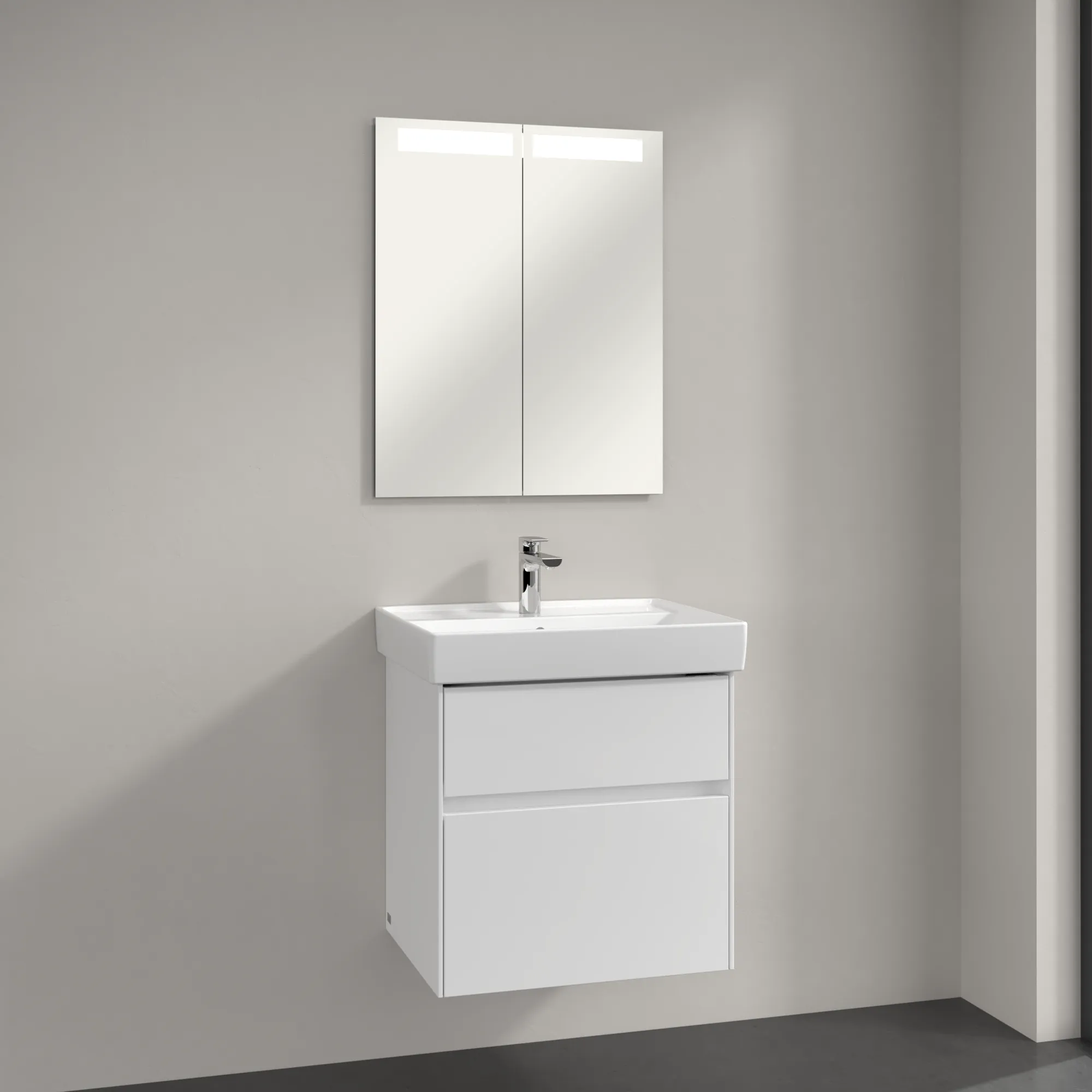 Villeroy & Boch Einbau-Spiegelschrank „My View-In“ 601 × 747 × 107 mm in White Matt Villeroy & Boch Einbau-Spiegelschrank „My View-In“ 601 × 747 × 107 mm in White Matt