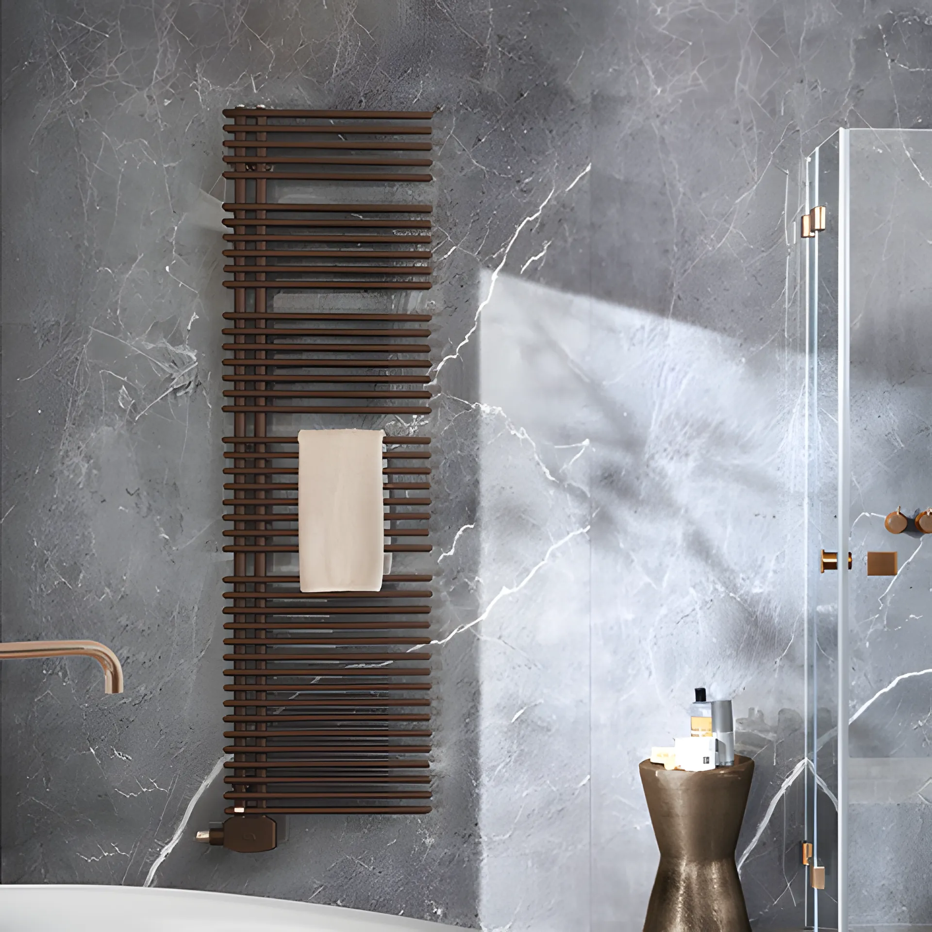 BEMM Design-Heizkörper „Habanera 2“ 50,3 × 83,1 cm in Nordseeblau perlmatt BEMM Design-Heizkörper „Habanera 2“ 50,3 × 83,1 cm in Nordseeblau perlmatt