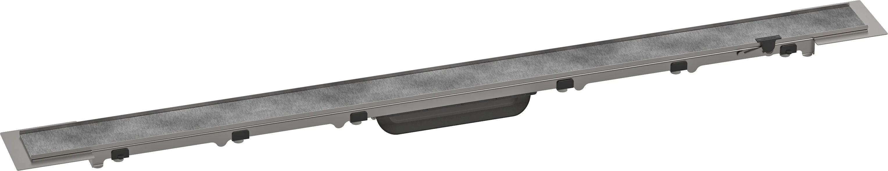 Hansgrohe RainDrain Rock Duschrinne 1000 mm, kürzbar und befliesbar