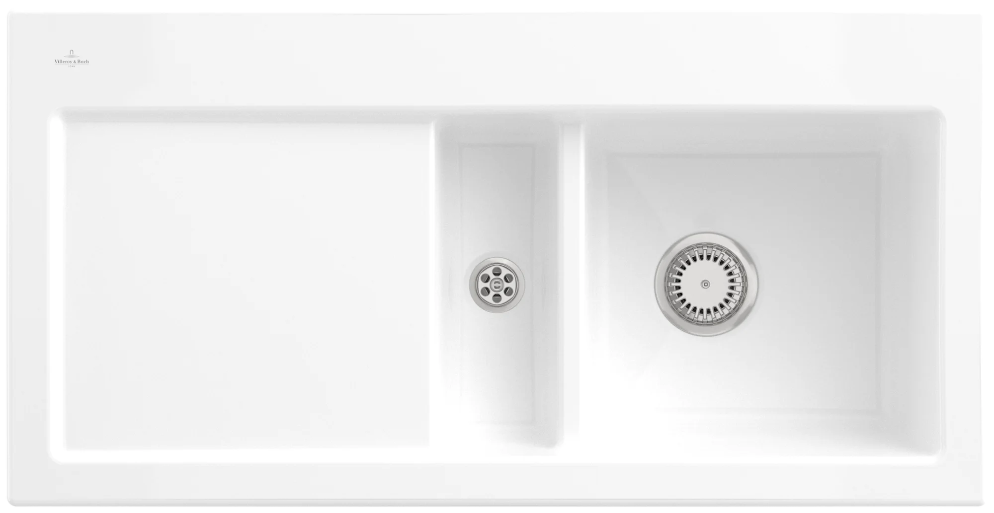 Villeroy & Boch Subway 60 Einbauspüle Weiß Alpin CeramicPlus Villeroy & Boch Subway 60 Einbauspüle Weiß Alpin CeramicPlus