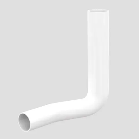 SANIT Spülbogen d:50x44 links versetzt 40mm weiß