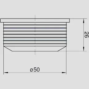 Gummimanschette NW40/50 Gummimanschette NW40/50