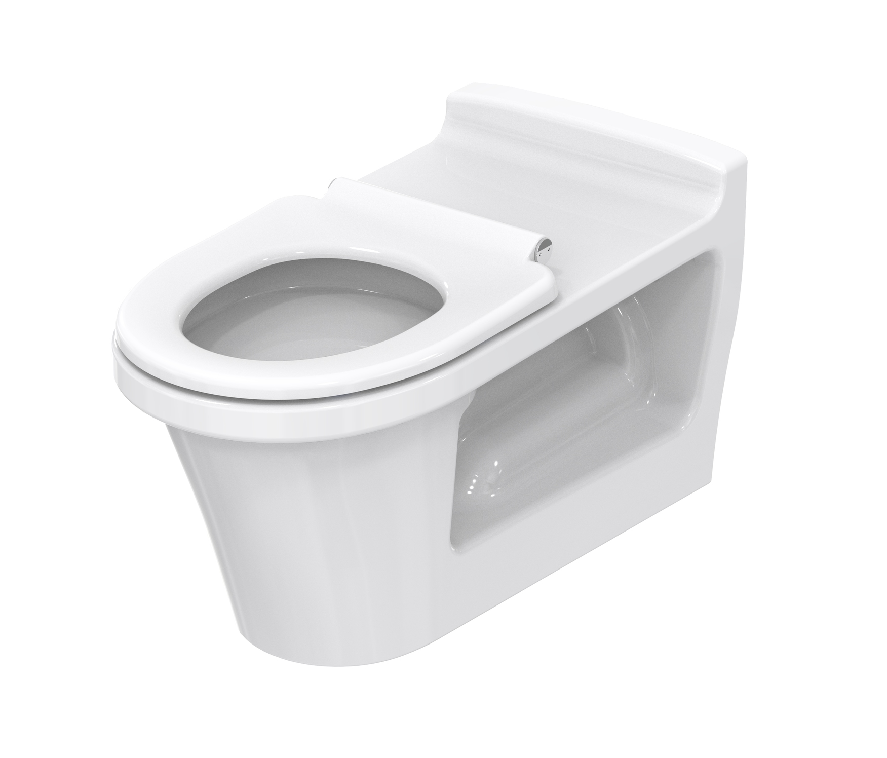 Wand-WC TOTO WC CF, spülrandlos wandhängend, barrierefrei mit Tornado Flush 355 × 400 × 710 mm