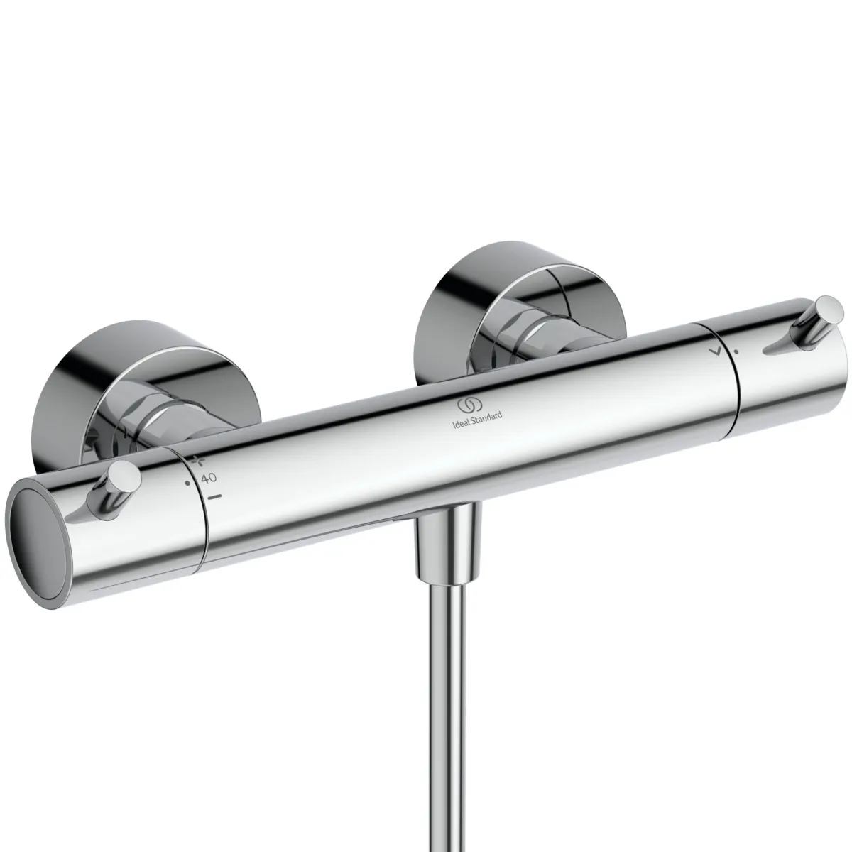 Ideal Standard Brausethermostat Ceratherm T125 Aufputz Chrom, 304x115x74 mm