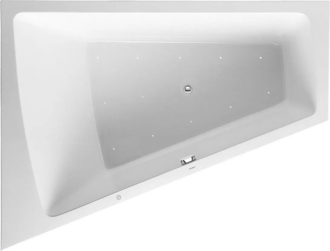 Duravit Whirlwanne „Paiova“ sonderform 1800 × 1400 mm, links mit Air-System, in Weiß Ausführung: links / Größe: 180 × 140 cm / Whirlsystem: mit Air-System Duravit Whirlwanne „Paiova“ sonderform 1800 × 1400 mm, links mit Air-System, in Weiß Ausführung: links / Größe: 180 × 140 cm / Whirlsystem: mit Air-System