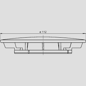 SANIT Abdeckplatte 823/90 Edelstahl mit Sieb